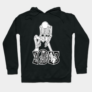 SKULL NEW YEAR 2023 WHITE Hoodie